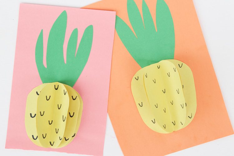 Paper pineapples