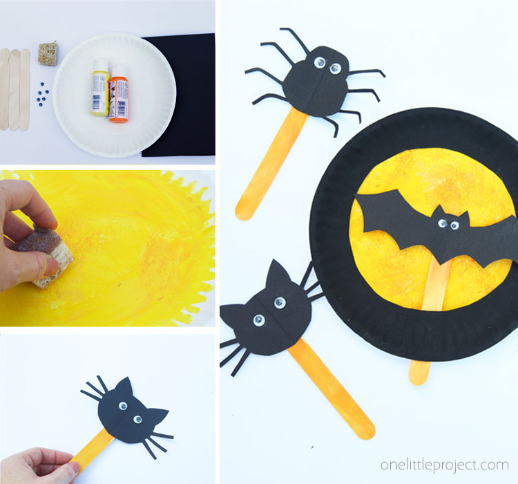 This full moon silhouette craft is SO fun for Halloween! We know your kids will just love creating their own imaginative Halloween scene with this fun, interactive craft!