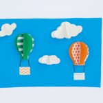 Paper Hot Air Balloon Card