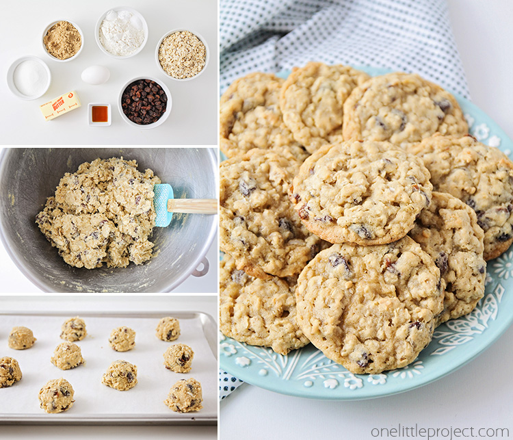These chewy and sweet oatmeal raisin cookies are easy to make and perfectly delicious. A classic cookie that never disappoints!