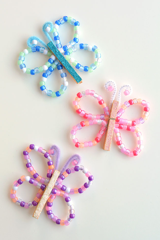 How To Make Beaded Paper Butterflies