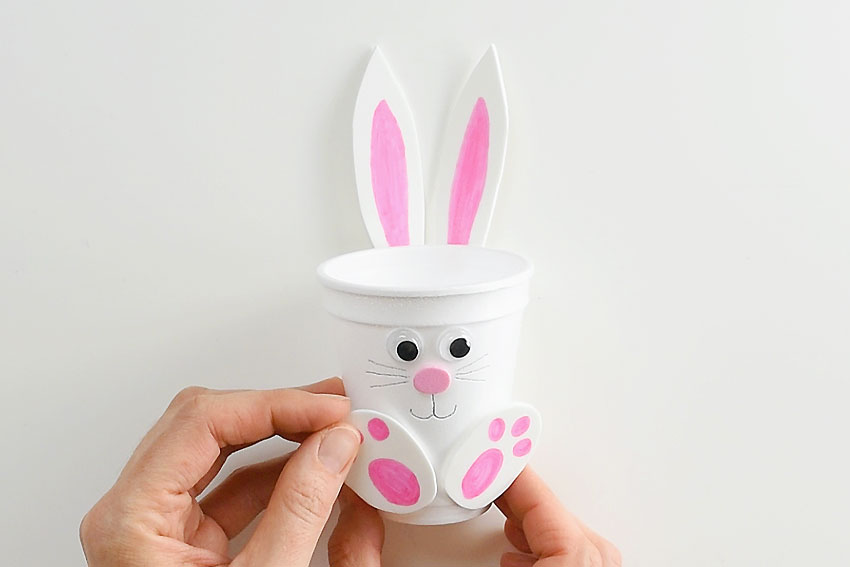 How to Make Foam Cup Bunnies