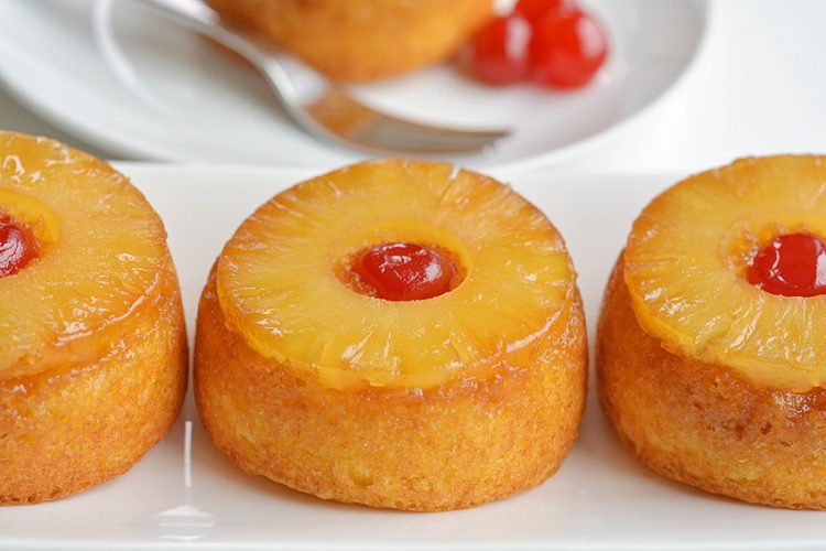 Pineapple Upside Down Cakes