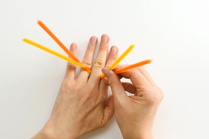 How to Make Pipe Cleaner Butterfly Rings