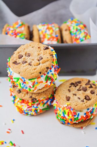 Ice Cream Sandwiches - Easy and Delicious - One Little Project