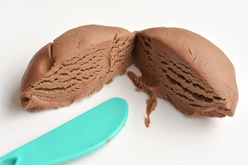 Two Ingredient Edible Chocolate Play Dough