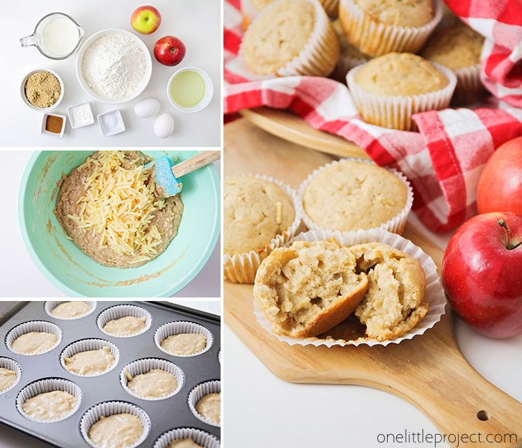 These delicious and tender cinnamon apple muffins are so easy to make, and bursting with fall flavors. They're the perfect way to start the day!