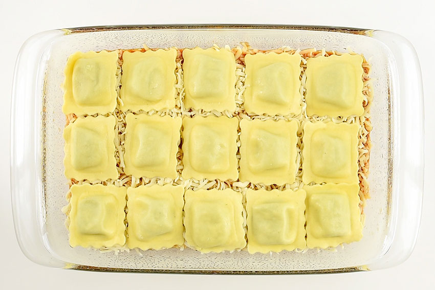 Lazy Lasagna with Baked Ravioli | Easy Ravioli Lasagna Recipe