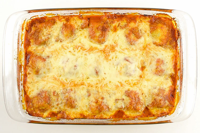 Lazy Lasagna with Baked Ravioli | Easy Ravioli Lasagna Recipe