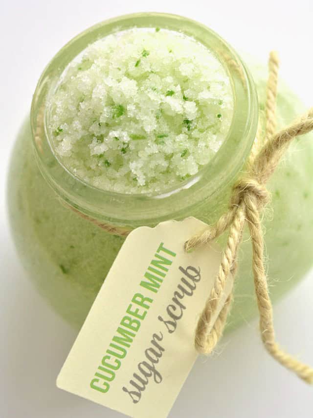 Cucumber Mint Sugar Scrub
