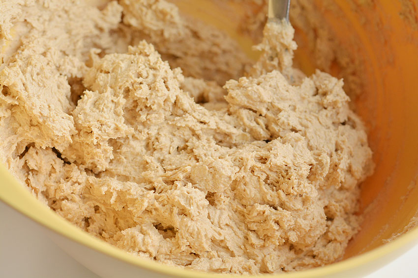 Peanut butter oatmeal cookie dough