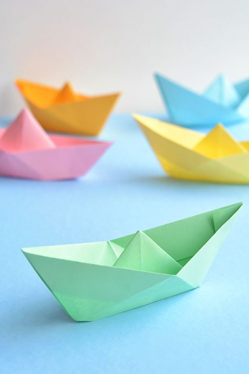 Summer Crafts for Toddlers – Paper Boats