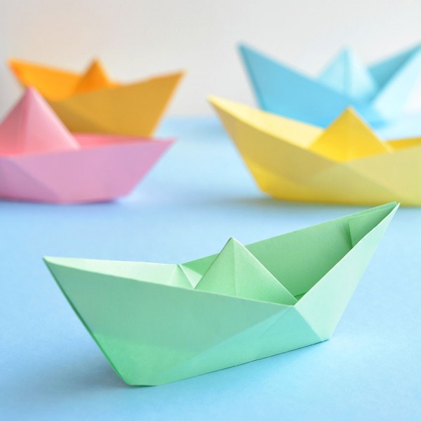 How to make a easy paper origami boat