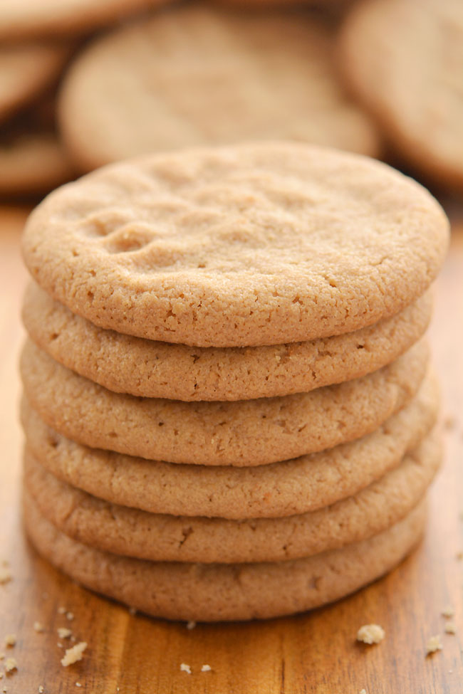 3 Ingredient Peanut Butter Cookies | Easy Peanut Butter Cookies