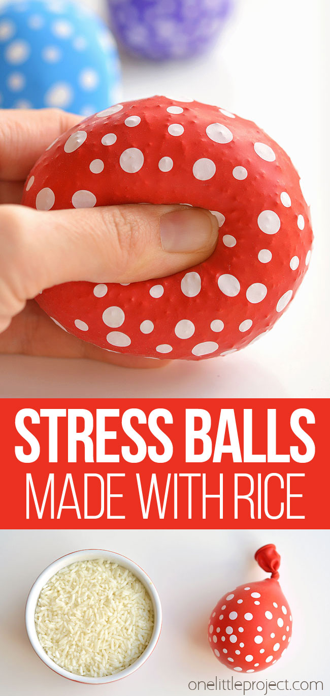 Stress Balls Made with Rice