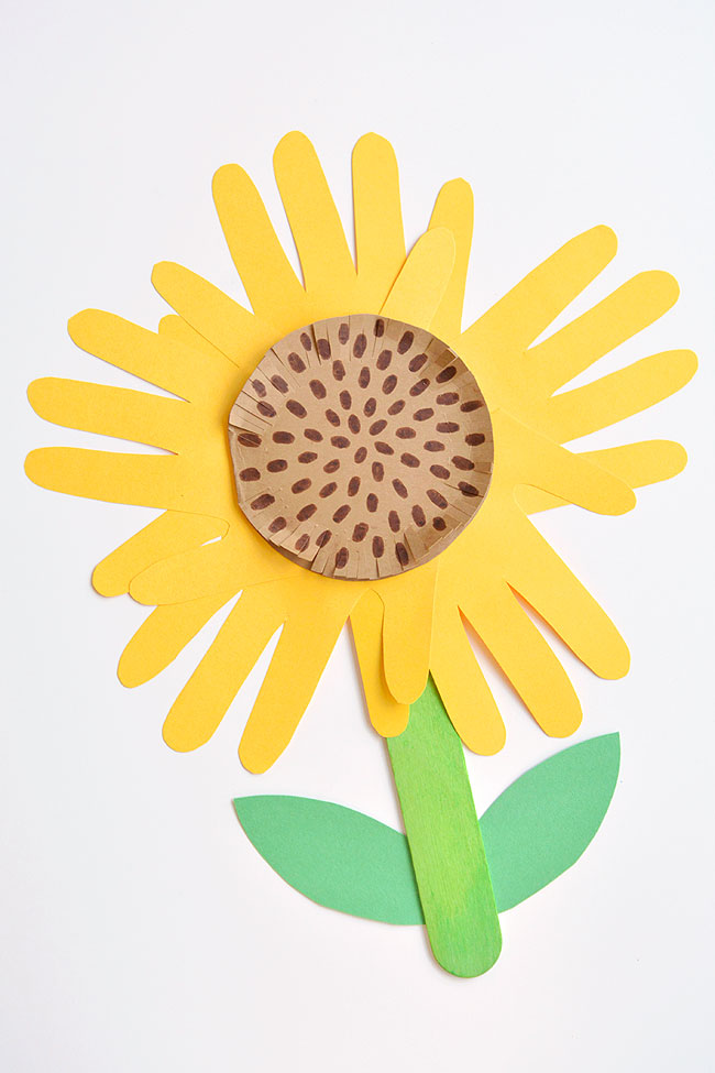 Handprint Sunflower