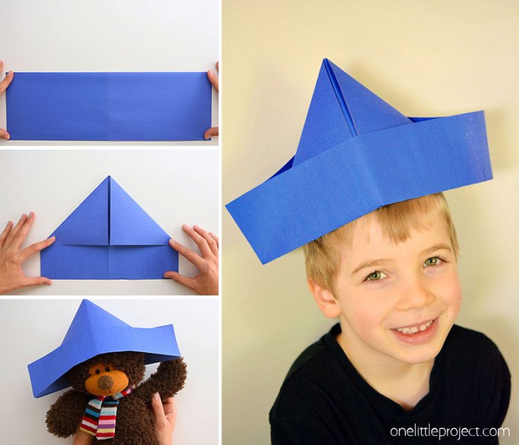 how do you make a paper hat