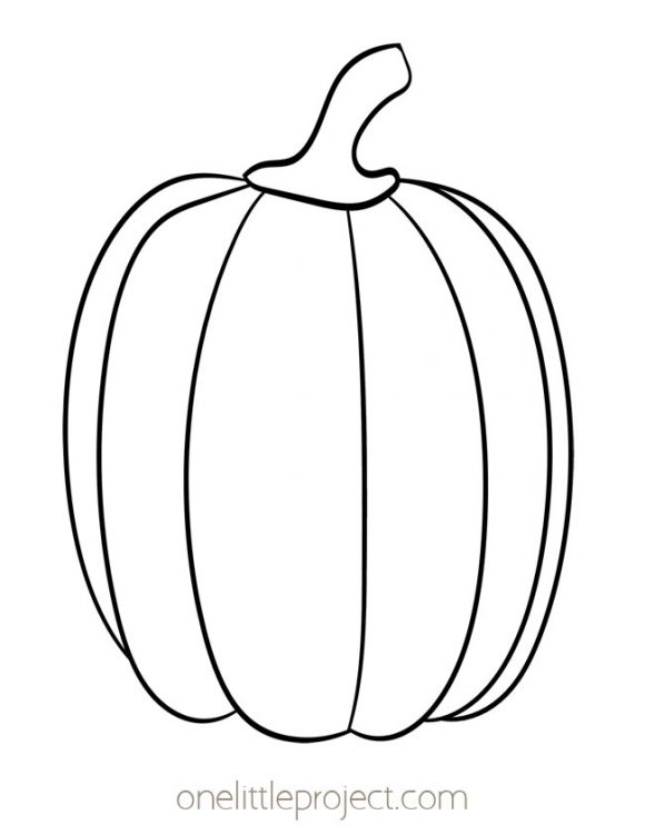 Halloween Craft - Pumpkin Templates