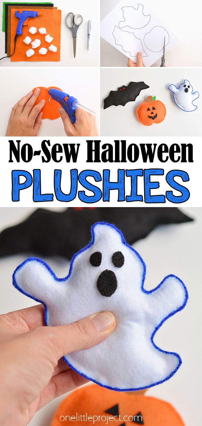 No-Sew Halloween Plushies