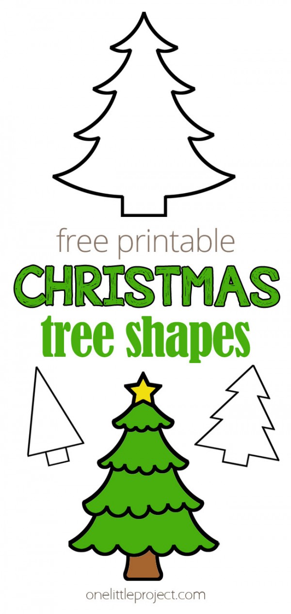 Free Christmas Tree Template Printable