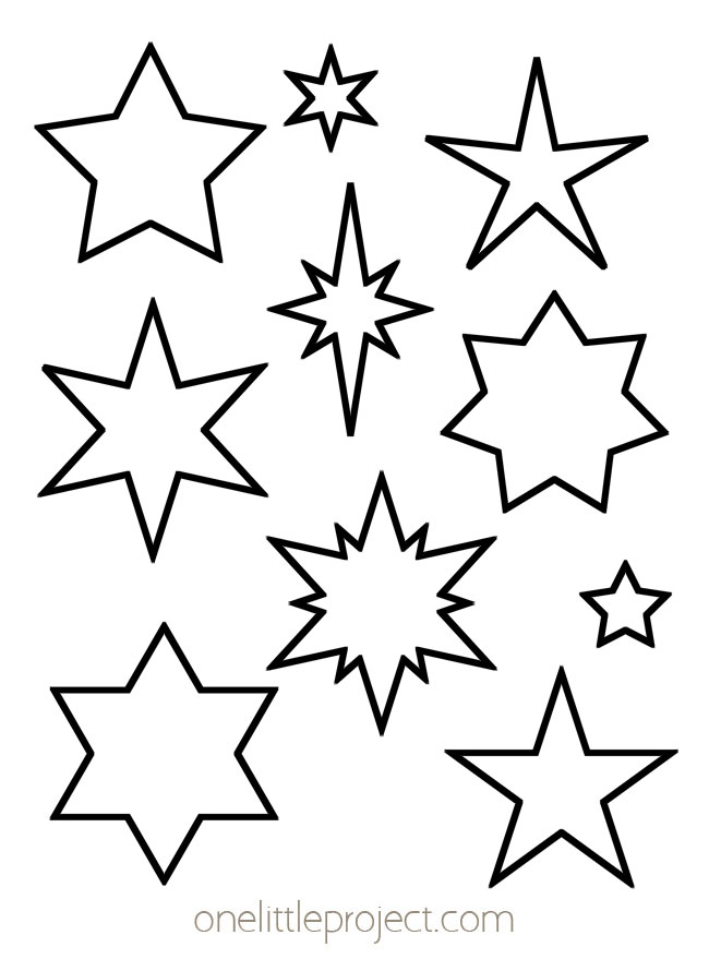 Printable Star Template