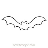 Bat Outline | Free Printable Bat Templates