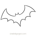 Bat Outline | Free Printable Bat Templates