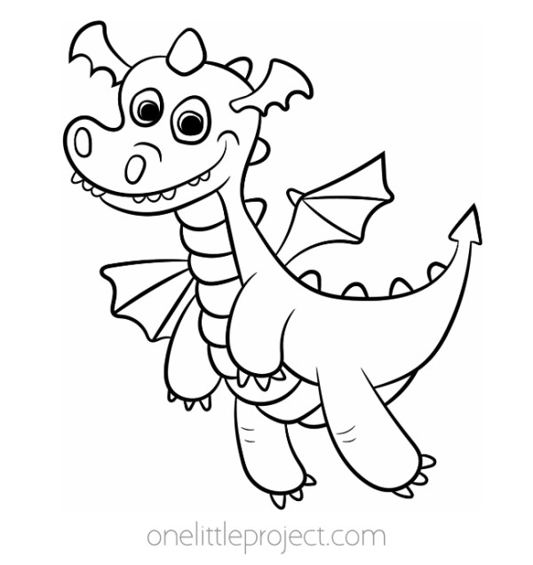 Free Dragon Coloring Pages | Printable Coloring Pages of Dragons