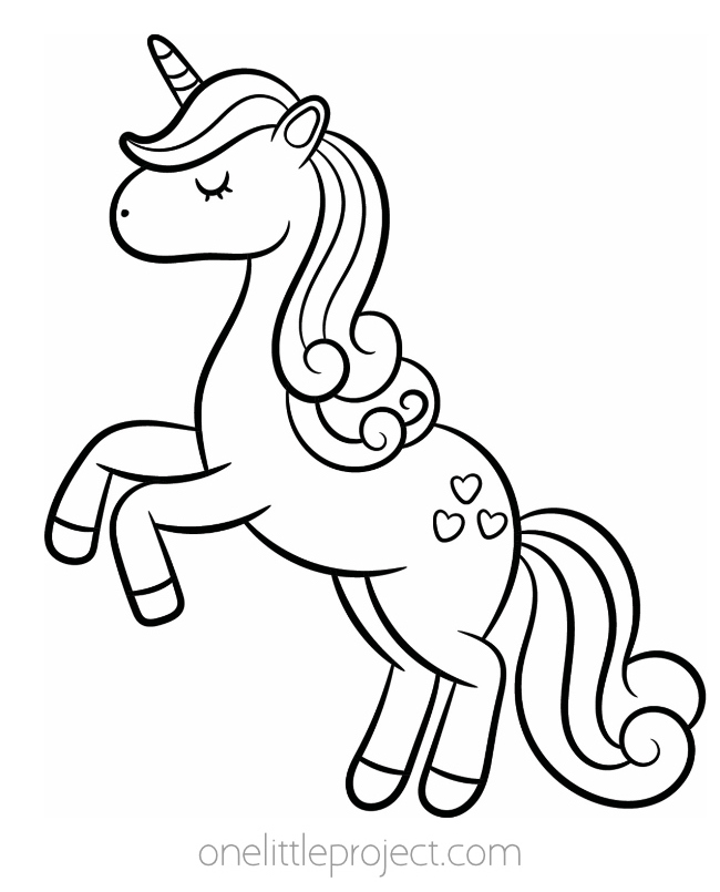 Free Unicorn Coloring Pages | Printable Unicorn Coloring Sheets