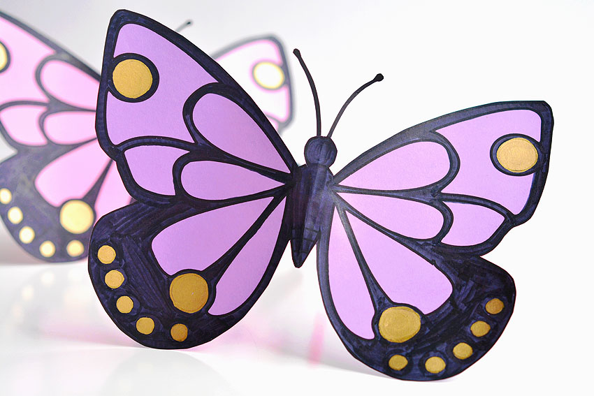 Butterfly Craft | Flapping Butterfly Craft