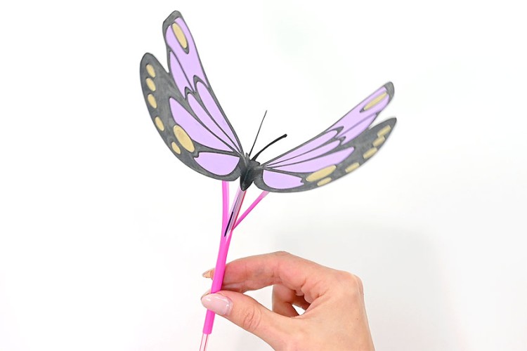 Flapping butterfly craft