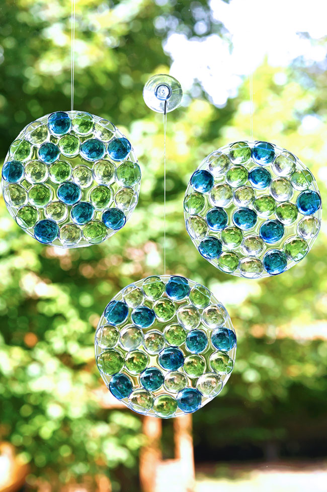 DIY Glass Bead Suncatchers - One Little Project
