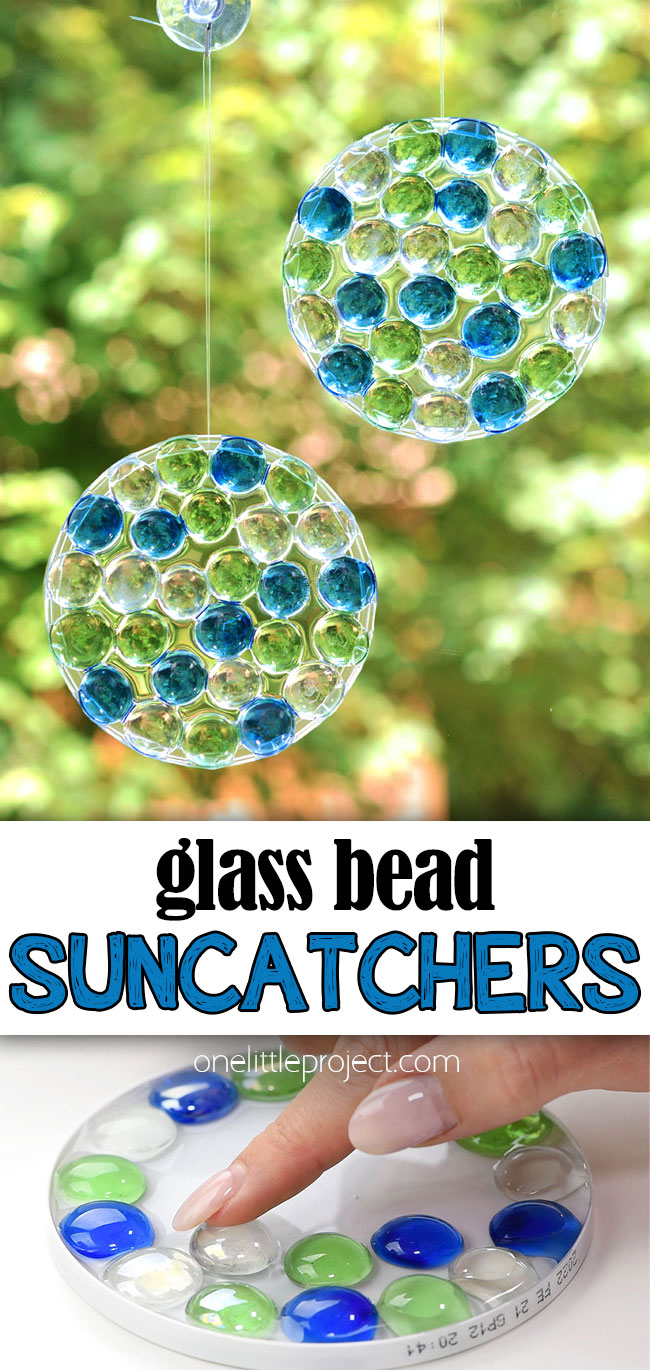 Pin for glass bead suncatchers