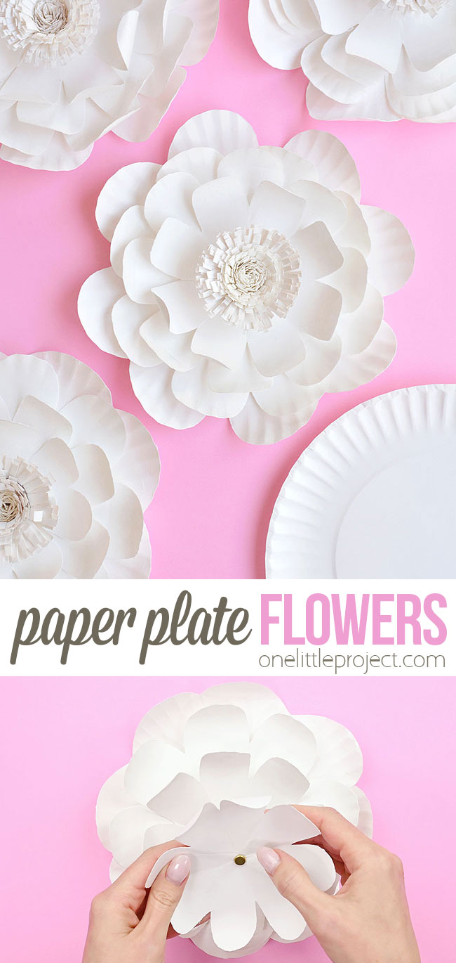 Pin image for paper plate flowers