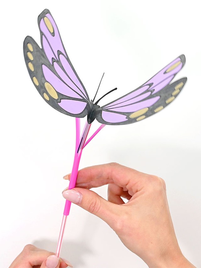 Flapping Butterfly Craft - One Little Project