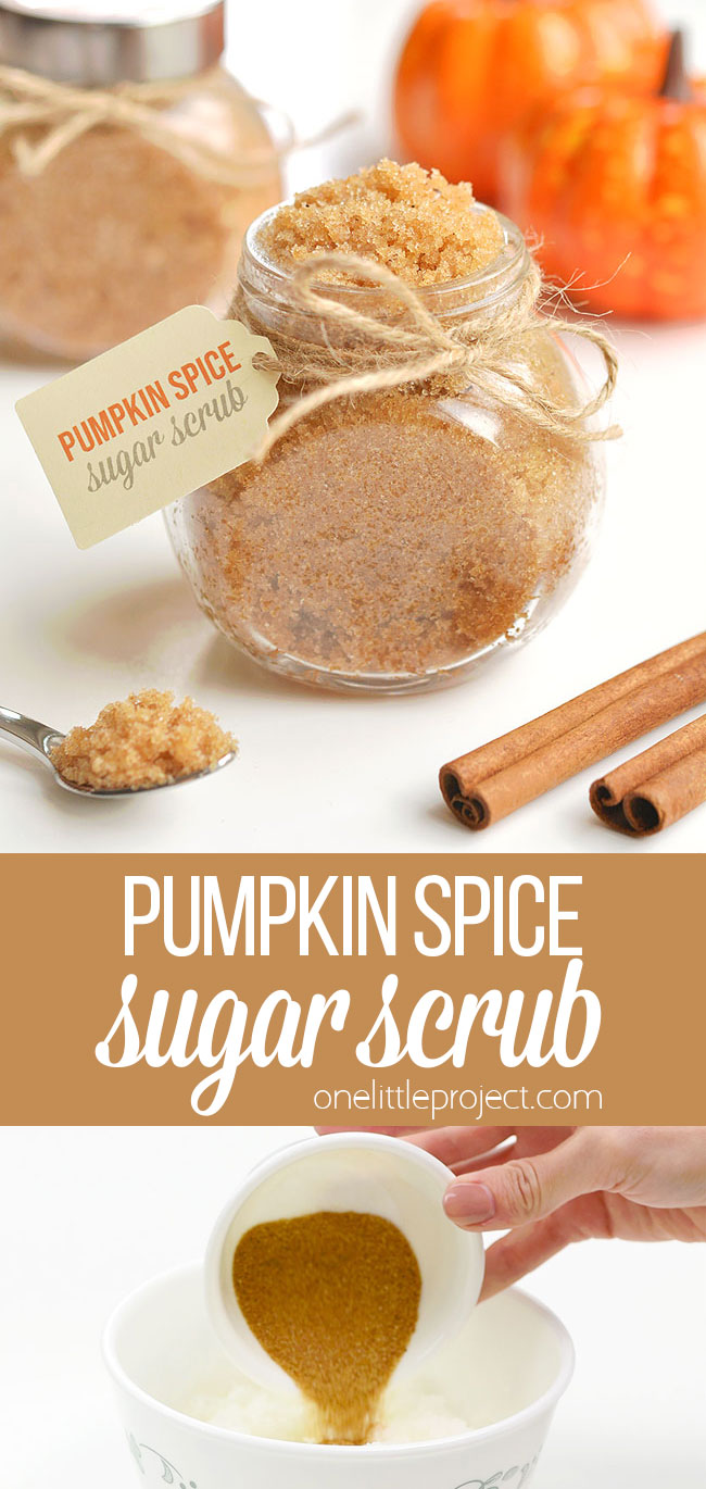 Pin pumpkin spice sugar scrub