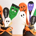 Wooden Spoon Halloween Craft