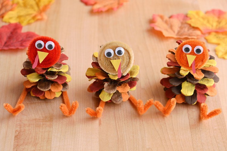 Pinecone Turkeys Craft
