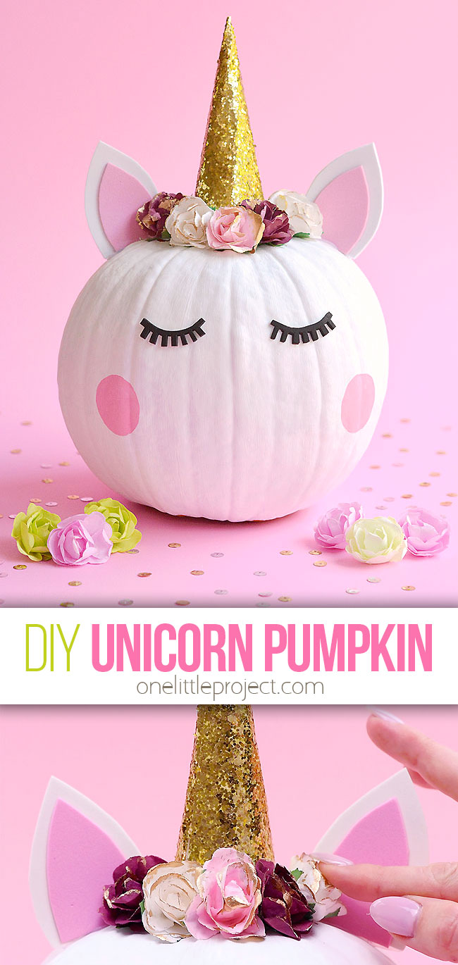 Pin image for DIY pumpkin unicorn 