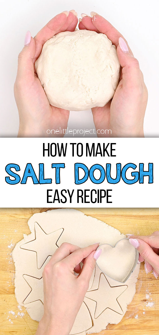 Easy salt dough recipe collage