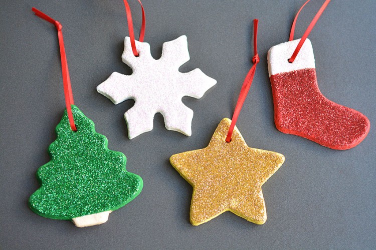 Christmas salt dough ornaments