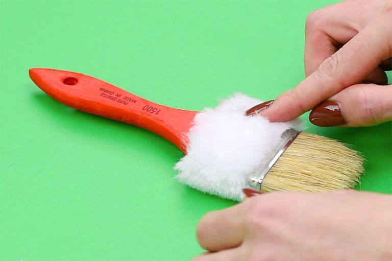 Paint Brush Santa Craft | DIY Santa Paintbrush Ornament