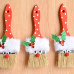 Santa Claus Paint Brushes