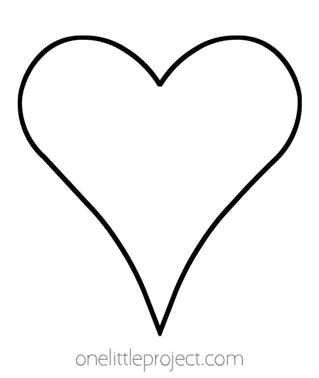 Heart outline