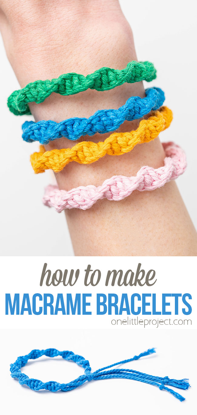 How to make a macrame bracelet