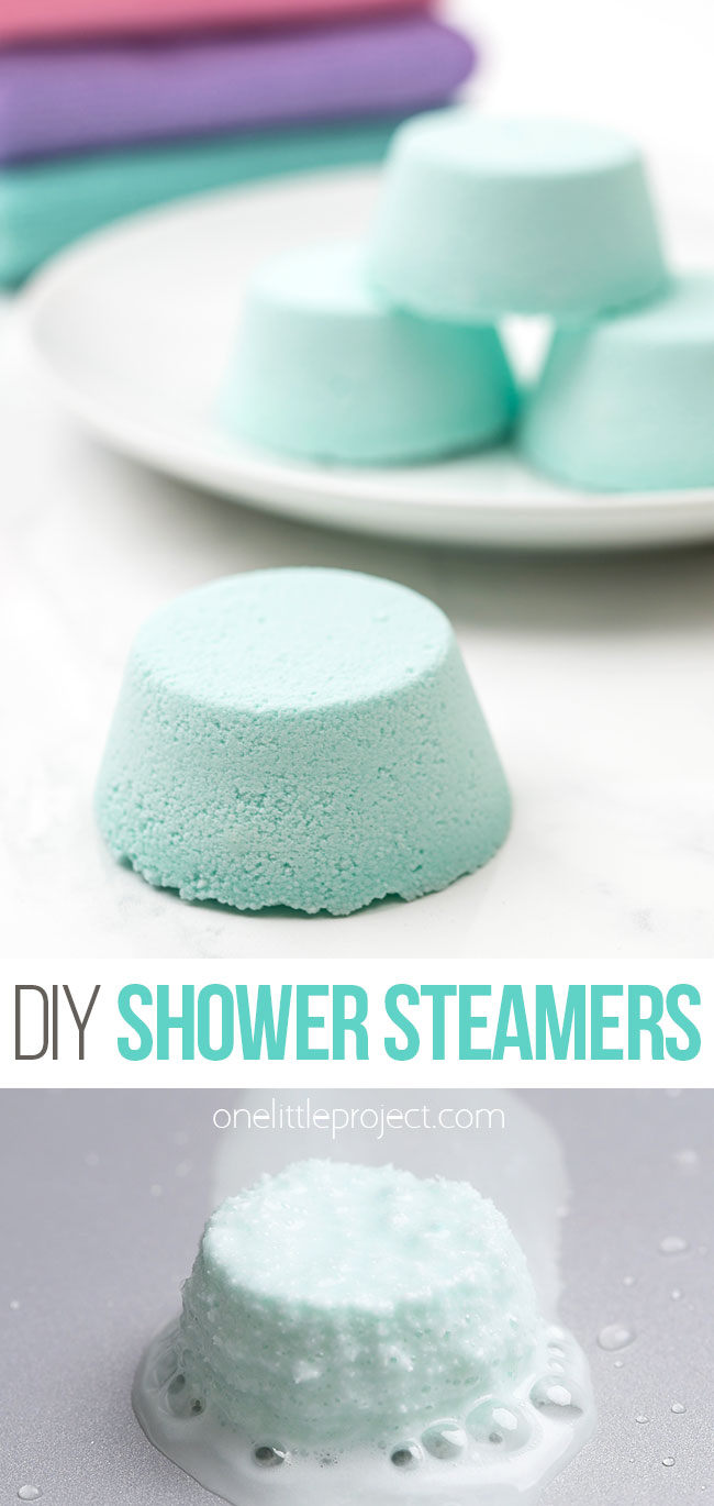 DIY shower steamers recipe tutorial