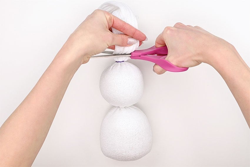 Sock Snowman | Easy, No-Sew Sock Snowman Craft