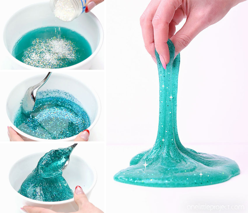How to make mermaid slime