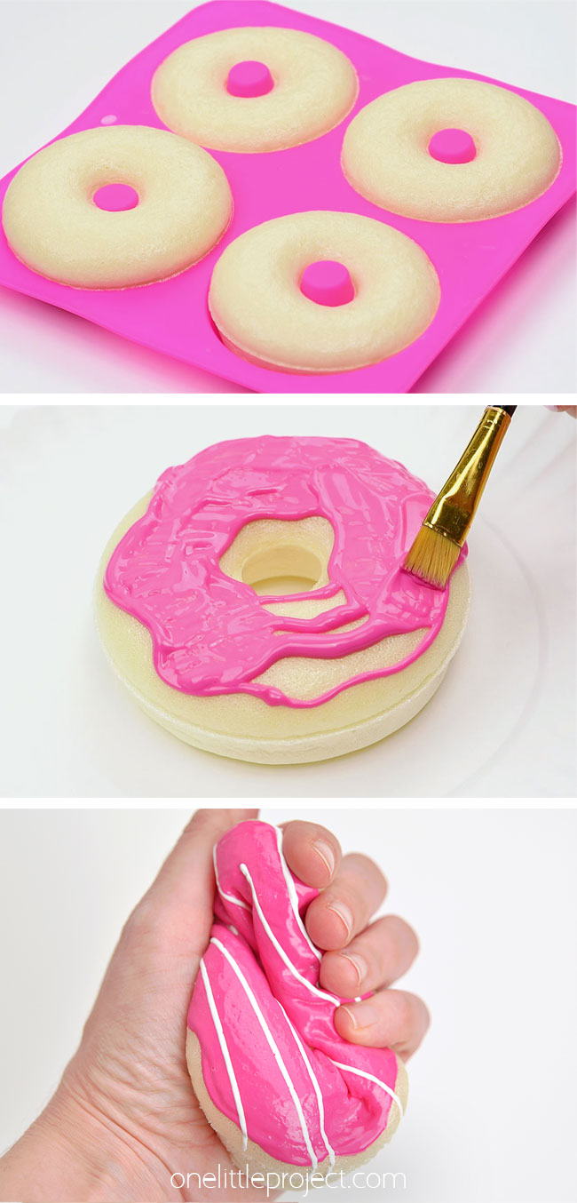 How to make a DIY donut squishy