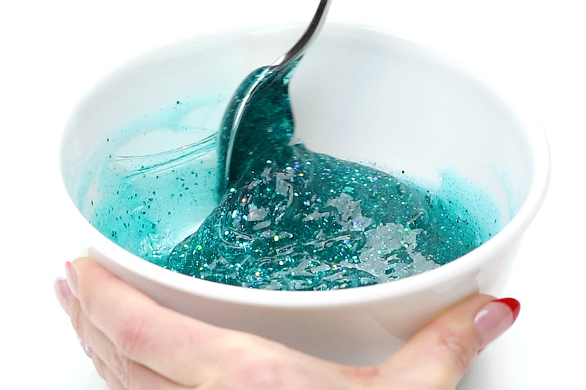 Magical and Relaxing Mermaid Slime Recipe - The Frugal Navy Wife